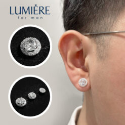 Khuyên Tai Đá Chủ Ở Giữa Lumière Jewelry | A20