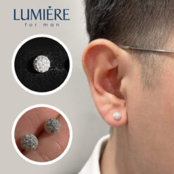 Khuyên Tai Full Đá Nụ Lumière Jewelry | A28