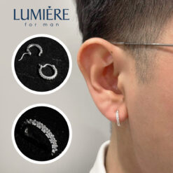 Khuyên Tai Chuỗi Đá Đơn Lumière Jewelry | A31